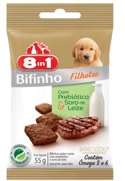 Petisco Bifinho 8in1 Sabor Carne 55g