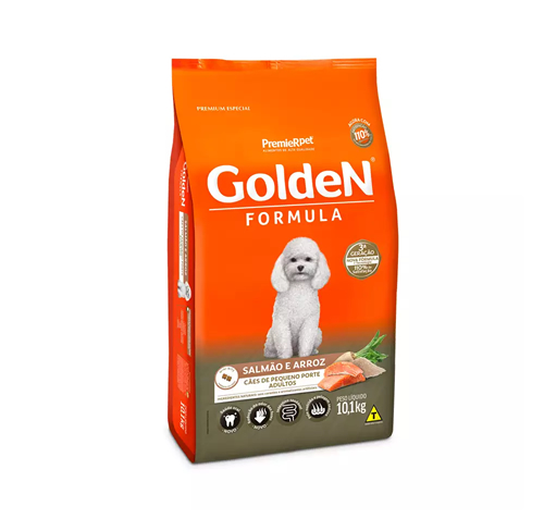 Rao Golden Frmula Mini Bits Sabor Salmo e Arroz 10kg