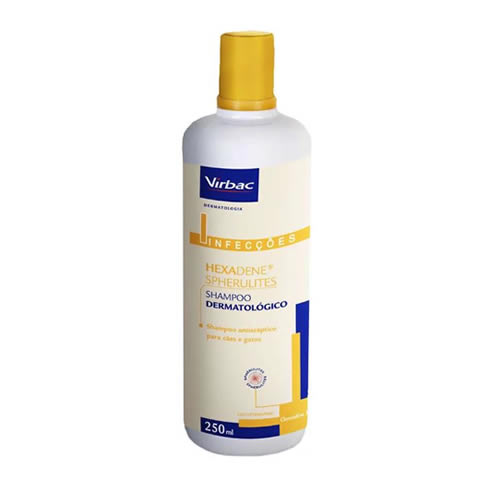 Shampoo Dermatolgico Hexadene Spherulites Ces e Gatos - 250 mL