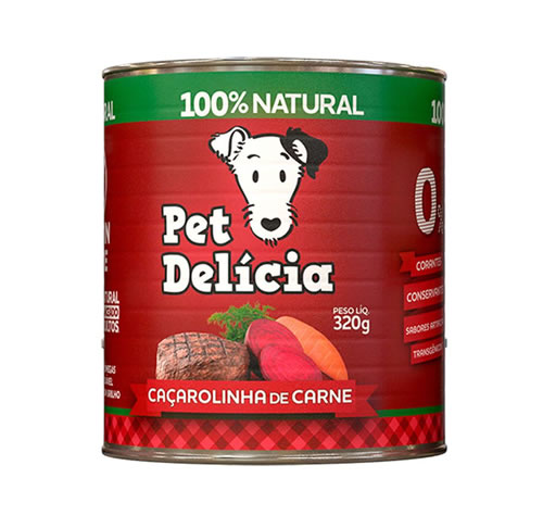 Pet Delicia Caarola de Carne 320gr