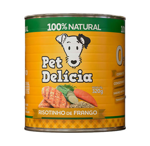 Pet Delcia Risotinho de Frango 320gr