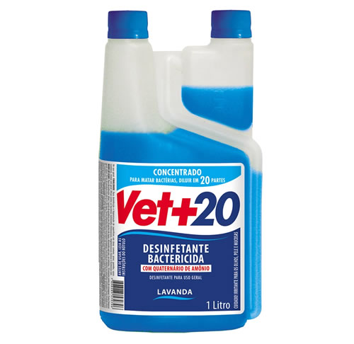 Vet+ 20 Desinfetante Concentrado Lavanda 1LT