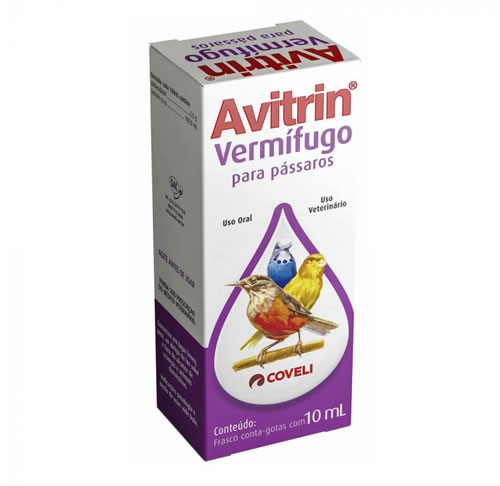 Vermfugo Coveli Avitrin para Aves - 10ml 