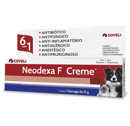 Antibitico Coveli Em Creme Neodexa - 15 G