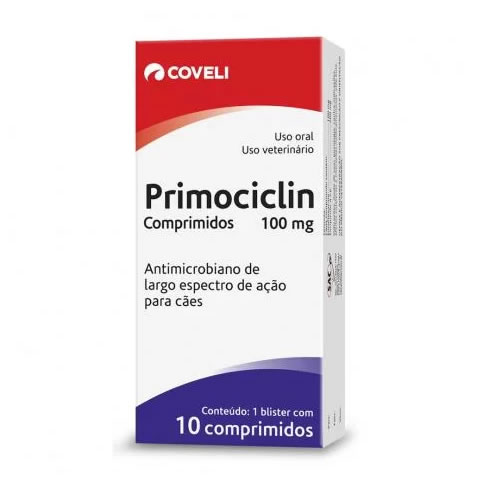 Primociclin Coveli 100mg 10 comprimidos