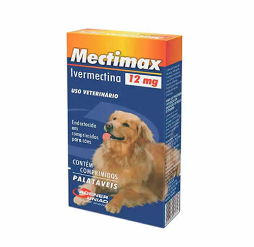 Mectimax 12 mg c/4 comprimidos: o medicamento ideal para o combate  sarna!