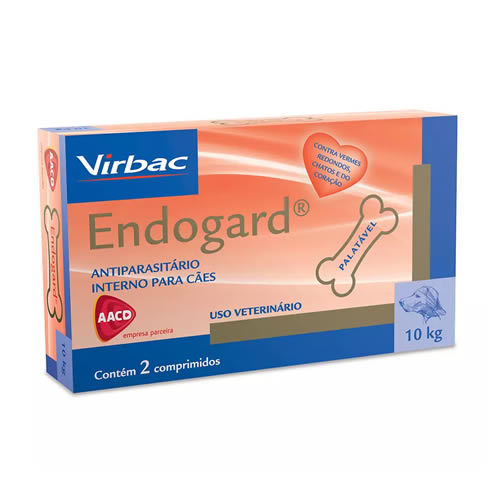 Endogard 10Kg Virbac Com 2 Comprimidos