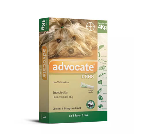 Antipulgas Advocate para Ces de at 4kg 0,4ml