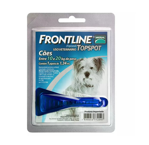 Antipulgas e Carrapatos Frontline Topspot para Ces de 10 a 20kg