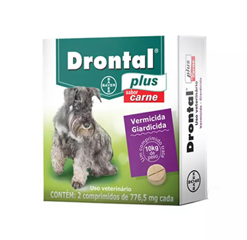 Vermifugo DRONTAL PLUS CARNE para Ces 2 COMP