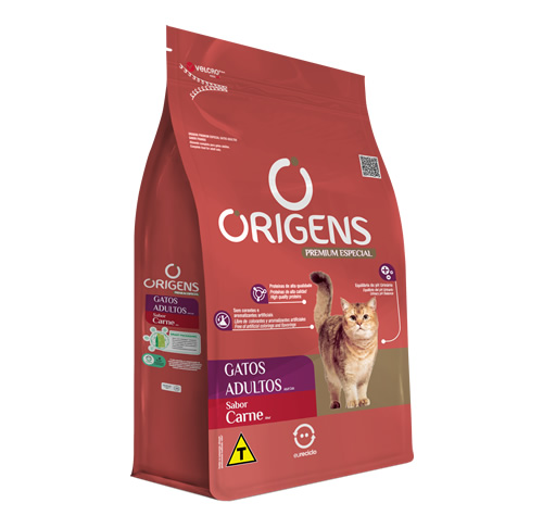 Rao Origens Premium Especial Gatos Adultos Sabor Carne 10.1kg