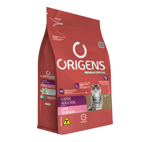 Rao Origens Gatos Adultos Salmao 1kg