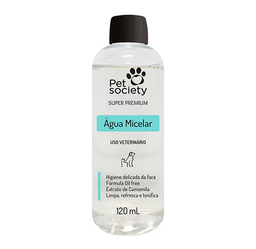 gua Micelar Pet Society para Ces e Gatos 120ml