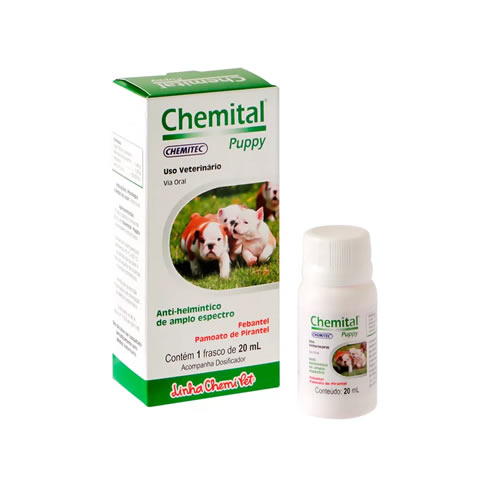 Vermfugo Chemital para Ces Puppy 20ml