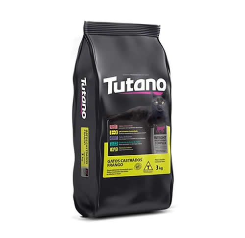 Rao Tutano para Gatos Castrados Sabor Frango - 3kg