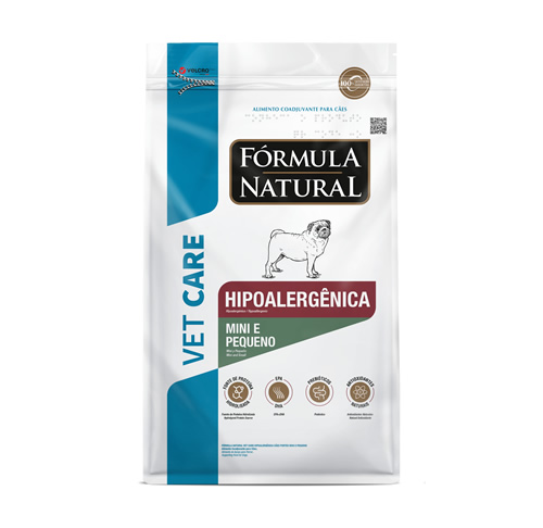 Rao Frmula Natural Vet Care Hipoalergnica Ces Portes Mini E Pequeno 2kg