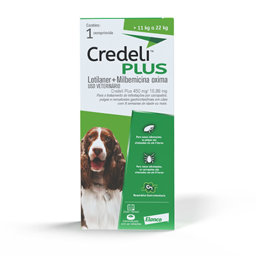 Antipulgas Elanco Credeli Plus para Ces de 11 a 22 kg