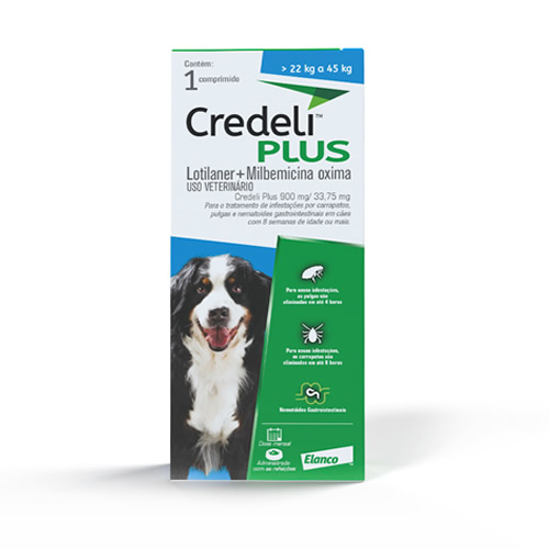 Antipulgas Elanco Credeli Plus para Ces de 22 a 45 kg