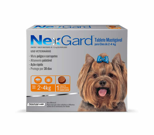  Nexgard 0,5ml para Ces - 2kg a 4kg