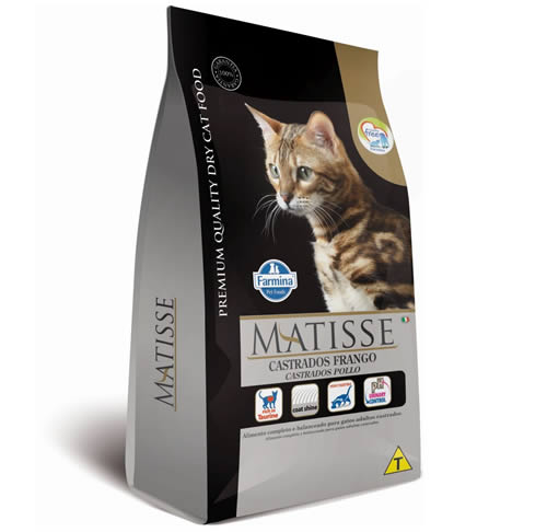 Rao Matisse Gatos Castrados Frango 800gr