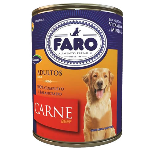 Rao Guabi Faro Adulto Carne Lata 280 Gr