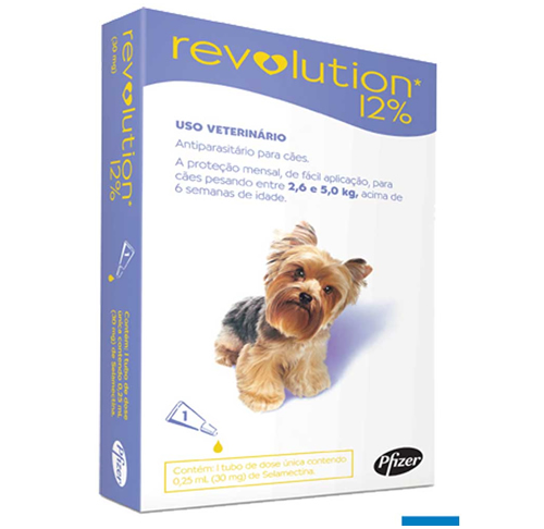 Anti Pulgas Zoetis Revolution para Ces 2,6 at 5,0kg