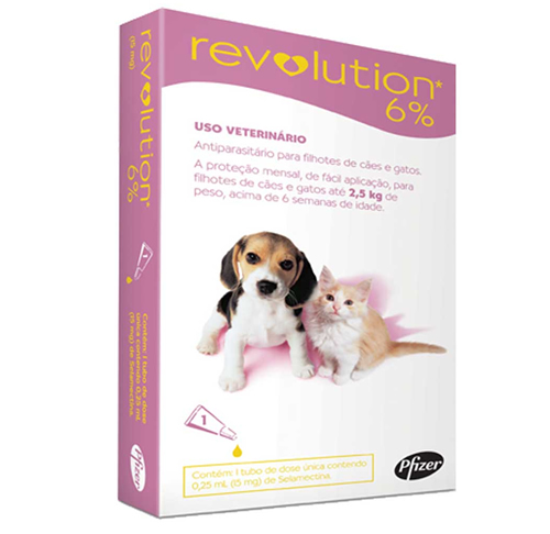 Anti Pulgas Revolution para Ces e Gatos at 2,5kg