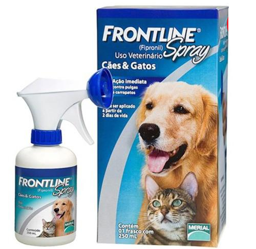 Frontline Spray - Caes & Gatos - 250Ml